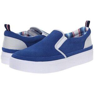 Tommy Hilfiger Blue Suede Slip Ons 8